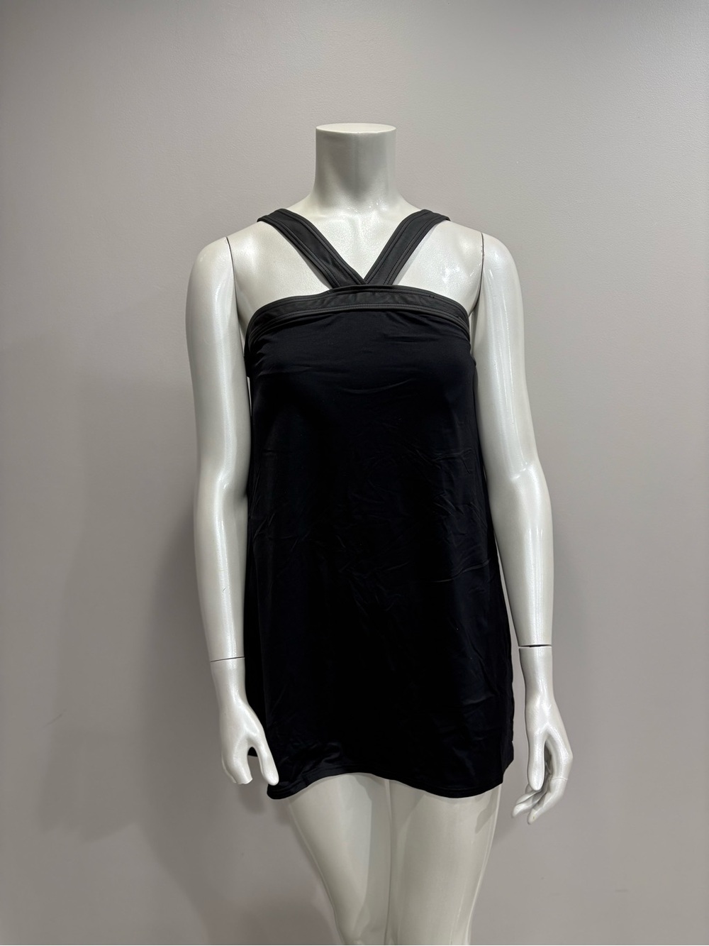 Dkny Black One-Piece Swimsuit dress with Crisscross Straps